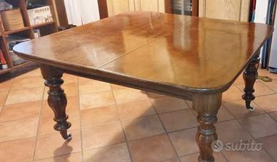 Tavolo antico a manovella fine '800