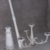  lampione in ghisa a 4 bracci per esterni 