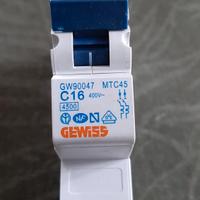 interruttore magnetotermico gewiss 