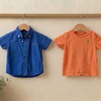 Set 2 Ralph Lauren 12 mesi – camicia + t-shirt