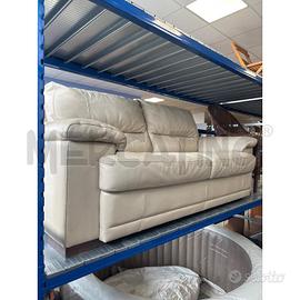 DIVANO IN PELLE 3 POSTI EGO ITALIANO