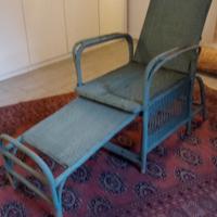 chaise longue in vimini