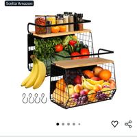 Porta spezie e frutta set 2 pezzi Omishine