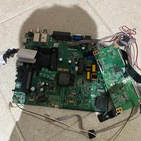 scheda alimentazione tv e panello