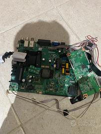 scheda alimentazione tv e panello