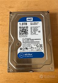 Hard disk sata 3.5” WD Blue 1TB rpm 7200