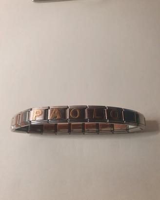 Nomination Bracciale uomo componibile acciaio