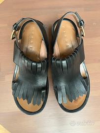 Scarpe “Marni” in pelle di colore nero