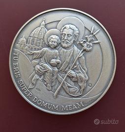 MEDAGLIA PONTIFICIA ARGENTO .986 PESO 40 GR MM.40