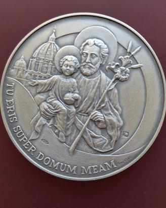 MEDAGLIA PONTIFICIA ARGENTO .986 PESO 40 GR MM.40