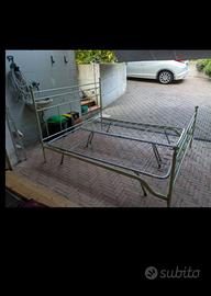 Letto matrimoniale in ferro battuto