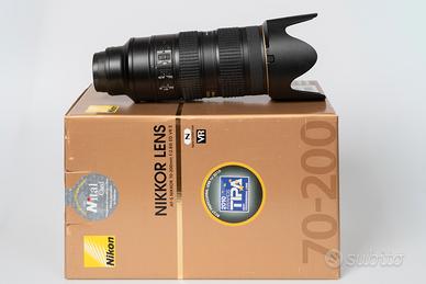 Obiettivo Nikon 70-200 f2.8 VRII