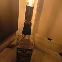 lampada bottiglia jack Daniel's 