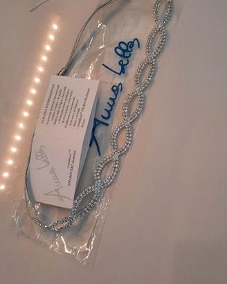 Cerchietto/tiara Swarovski sposa o comunione