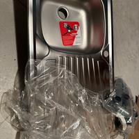 Lavello con gocciolatoio acciaio