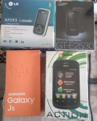 lotto cellulari obsoleti Samsung NGM LG