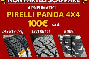 4 PNEUMATICI PIRELLI PANDA 4X4 145/R13 74Q DOT 192