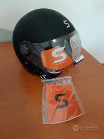 Casco Semintegrale Moto/Scooter  Nuovo colore NERO