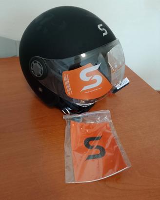 Casco Semintegrale Moto/Scooter  Nuovo colore NERO