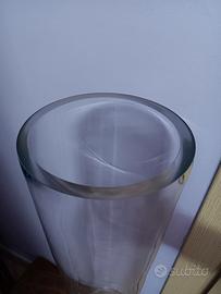 vaso cilindro 70 cm vetro trasparente