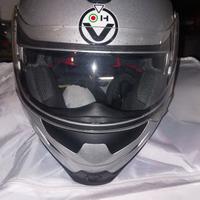 casco moto  integrale con visiera apribile