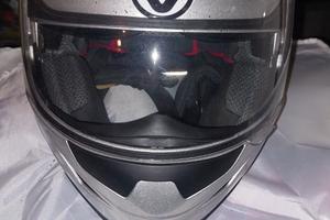 casco moto  integrale con visiera apribile