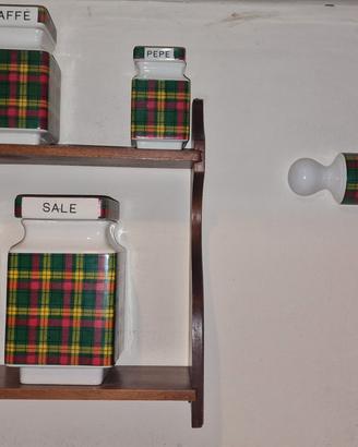 Set spezie da cucina anni '70 Messeri