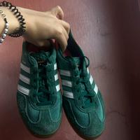 Adidas Gazzelle 39 1/3 verdi e rosa