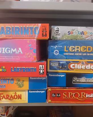 Lotto giochi da tavolo di società - 10 giochi