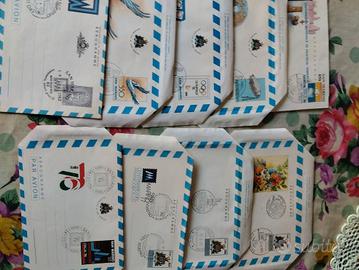 Aerogrammi e cartoline FDC San Marino