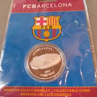 moneta calcio Barcellona 