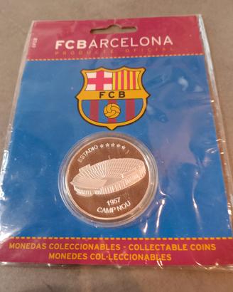 moneta calcio Barcellona 
