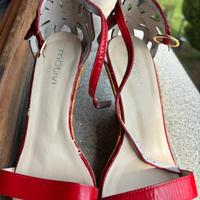 Sandali con zeppa estivi rossi marca Motivi nr. 37