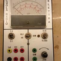 tester multimetro analogico SCUOLA RADIO ELETTRA