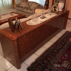 Credenza in radica di noce Anni '70