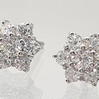 COD.623.24 ORECCHINI ORO BIANCO 18kt 750