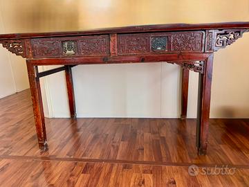 Tavolo consolle  inizio novecento cinese