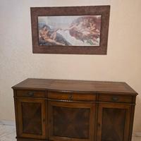 Credenza L'Origine salone con tavola e sedie