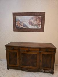 Credenza L'Origine salone con tavola e sedie