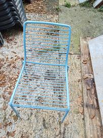Sedie di ferro nuove 