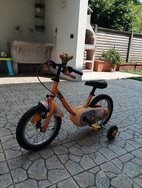 Bici da bambino con rotelle removibile