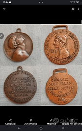 Medaglie commemorative in bronzo