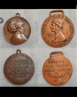 Medaglie commemorative in bronzo