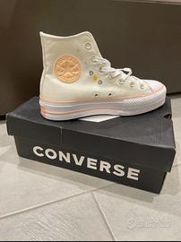 Scarpe Donna Converse Originali 38 Crema