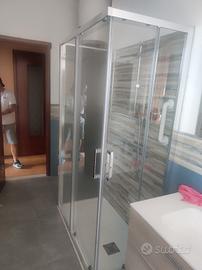 box doccia + piatto doccia