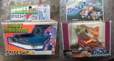 vintage Robot Changers Space Ship e Galaxie Rider