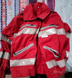 Giacca alta visibilità rossa taglia S