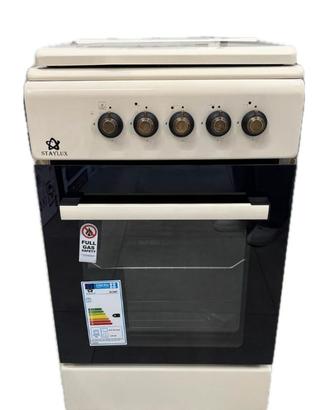 CUCINA A GAS 4 FUOCHI 50 X 50 CM BEIGE RUSTICO