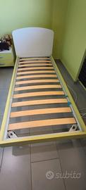 Letto singolo con materasso 