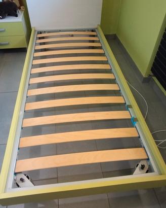 Letto singolo con materasso 